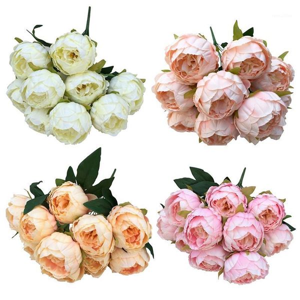 10 heads/bouquet 9cm silk artificial peony flower bouquet for wedding party decoration festival supplies home decor bouquet1
10 heads/bouquet 9cm silk artificial peony flower bouquet for wedding party decoration festival supplies home decor bouquet1
