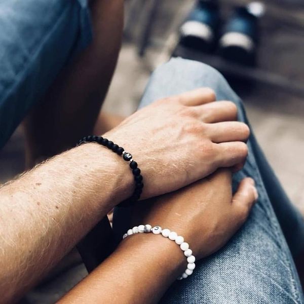 handmade a-z letter bracelets for men women couple jewelry 6mm black & white beads bracelets custom boyfriends girlfriends gift
handmade a-z letter bracelets for men women couple jewelry 6mm black & white beads bracelets custom boyfriends girlfriends gift