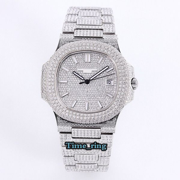 version 5719/10g-010 diamond dial silver diamond case cal.8215 automatic mechanical movement mens watch diamond strap designer watches, Slivery;brown
version 5719/10g-010 diamond dial silver diamond case cal.8215 automatic mechanical movement mens watch diamond strap designer watches, Slivery;brown