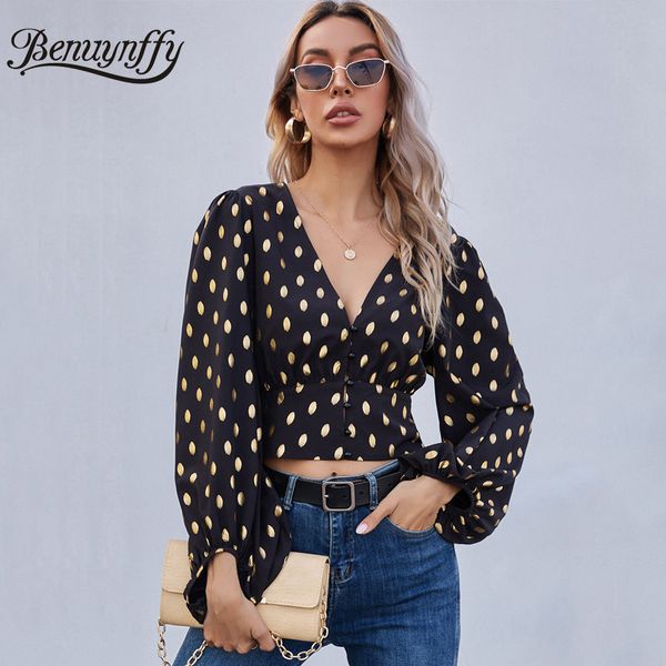 benuynffy v-neck gilding polka dot crop blouse spring fall button up long sleeve shirt women black elegant crop 2021 q1217, White
benuynffy v-neck gilding polka dot crop blouse spring fall button up long sleeve shirt women black elegant crop 2021 q1217, White