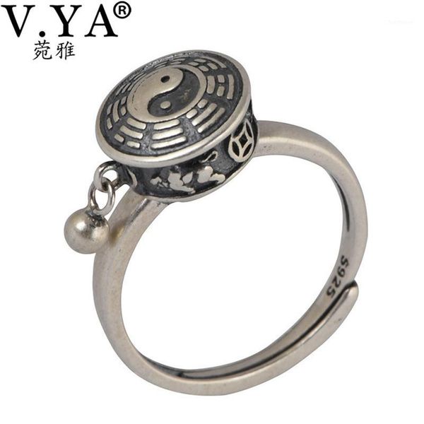 v.ya vintage 925 silver ring thai silver bagua ring real pure fengshui taichi yinyang good luck jewelry gift1, Golden;silver
v.ya vintage 925 silver ring thai silver bagua ring real pure fengshui taichi yinyang good luck jewelry gift1, Golden;silver