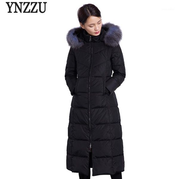 ynzzu luxury women's down jacket 2018 winter elegant long duck down coats with real fur hooded warm coat women o6291, Black
ynzzu luxury women's down jacket 2018 winter elegant long duck down coats with real fur hooded warm coat women o6291, Black