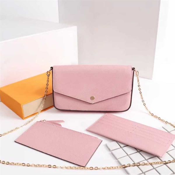 2020 women bag three-piece wallet fashion retro envelopes chain simple women shoulder bags with box
2020 women bag three-piece wallet fashion retro envelopes chain simple women shoulder bags with box