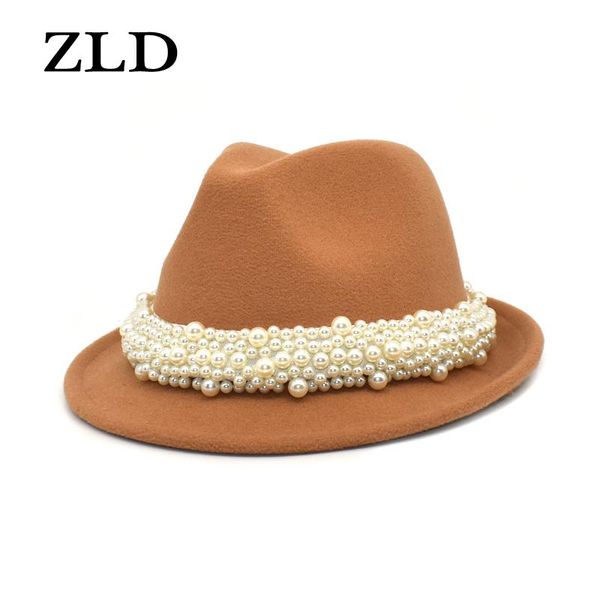 wide brim hats zld autumn winter men women fedoras hat fashion pearl decoration ladies british retro jazz man gentleman cap trend caps, Blue;gray
wide brim hats zld autumn winter men women fedoras hat fashion pearl decoration ladies british retro jazz man gentleman cap trend caps, Blue;gray