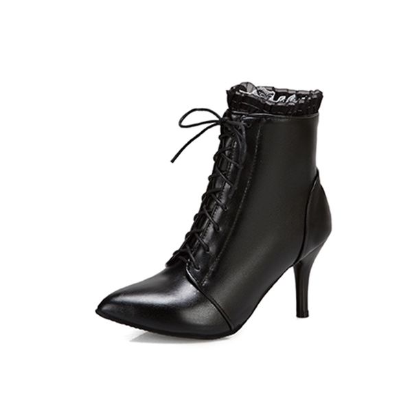 2021 the new party style to autumn ankle matching lace zipper high stiletto riding boots feminine shoes srtm, Black
2021 the new party style to autumn ankle matching lace zipper high stiletto riding boots feminine shoes srtm, Black