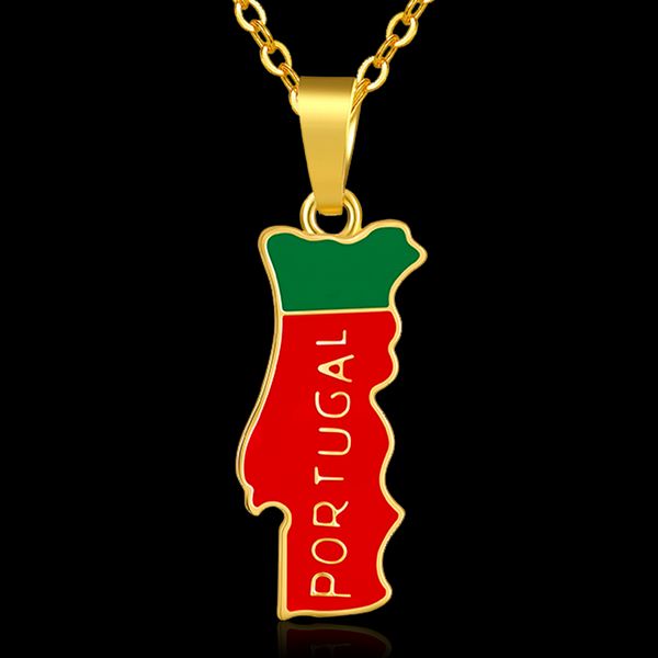 stainless steel portugal map necklace gold color charm women and men jewelry fashion friend gift, Silver
stainless steel portugal map necklace gold color charm women and men jewelry fashion friend gift, Silver