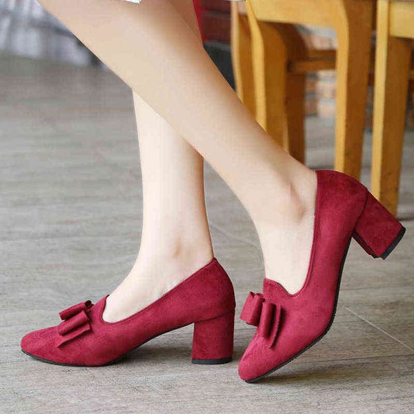 dress shoes plus size ol office lady chunky heels woman pumps high ladies bow boat zapatos mujer n7732 220309, Black
dress shoes plus size ol office lady chunky heels woman pumps high ladies bow boat zapatos mujer n7732 220309, Black