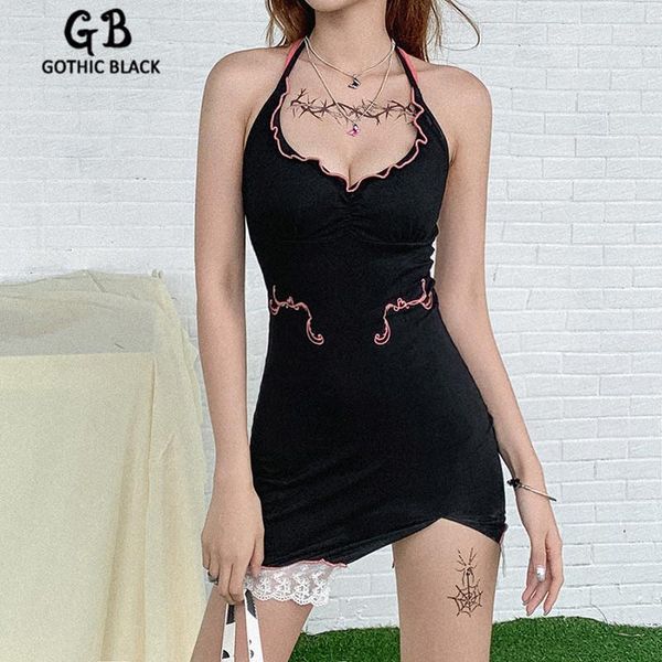 gothblack streetwear slim halter dress gothic women sleeveless backless splice lace print dress female new nightclub1, Black;gray
gothblack streetwear slim halter dress gothic women sleeveless backless splice lace print dress female new nightclub1, Black;gray
