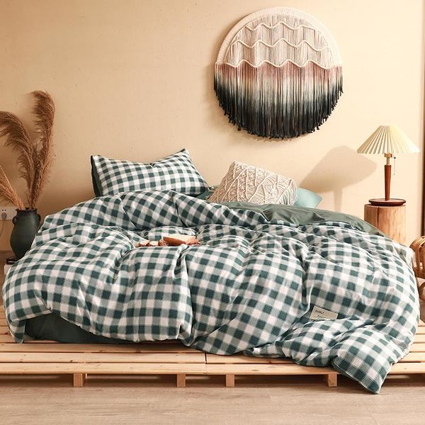 bedding sets 4pcs green plaid set printed bed sheet flat skirt spread cover quilt king twin size
bedding sets 4pcs green plaid set printed bed sheet flat skirt spread cover quilt king twin size