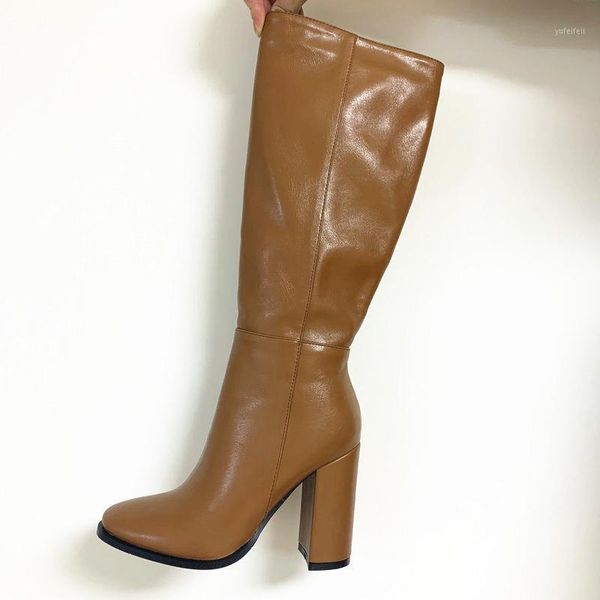 thick heel knee high boots women fashion retro round toe high boots woman black red brown beige brand long winter shoes1
thick heel knee high boots women fashion retro round toe high boots woman black red brown beige brand long winter shoes1