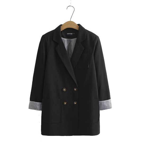 size plus female -3xl cleavage on v spring blazers long elegant black sleeve officewear outerwear n3o8, White;black
size plus female -3xl cleavage on v spring blazers long elegant black sleeve officewear outerwear n3o8, White;black