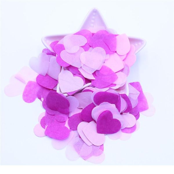 10g Per Bag 1 Inch Tissue Paper Heart Confetti Filling Balloons Baby Shower Wedding Birthday Party Table Dec Bbyvqr