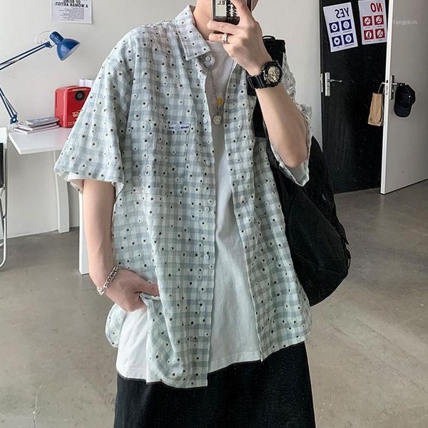 2020 summer men's hawaiian short sleeves shirt loose camisa masculina french cuff mens fashion blue/black color shirts -2xl1, White;black 
2020 summer men's hawaiian short sleeves shirt loose camisa masculina french cuff mens fashion blue/black color shirts -2xl1, White;black