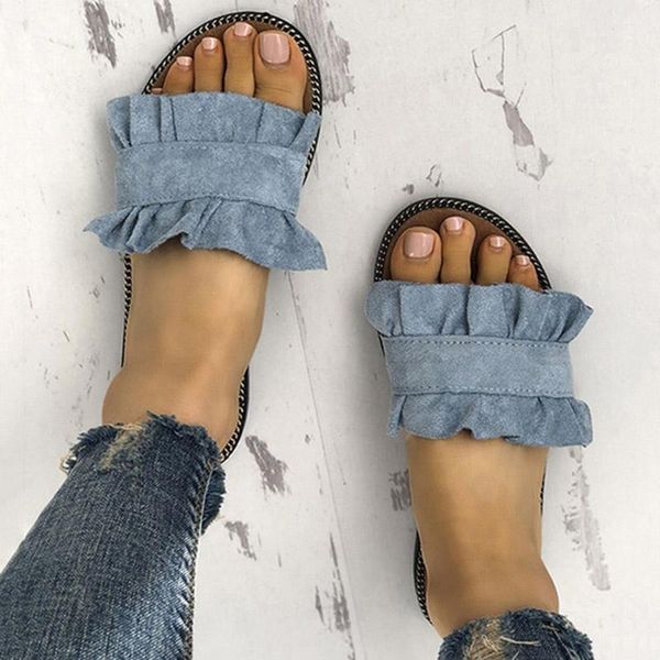 slippers women female fashion ruffles slides 2021 ladies summer beach casual slip on flats shoes woman comfortbale sandals1, Black
slippers women female fashion ruffles slides 2021 ladies summer beach casual slip on flats shoes woman comfortbale sandals1, Black
