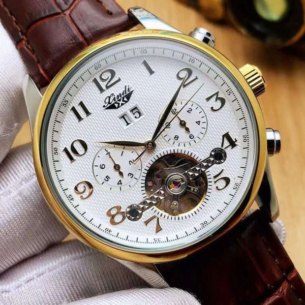 tourbillon mirror xindi mechanical cross automatic men's watch waterproof multifunctional watch vl2m, Slivery;brown
tourbillon mirror xindi mechanical cross automatic men's watch waterproof multifunctional watch vl2m, Slivery;brown