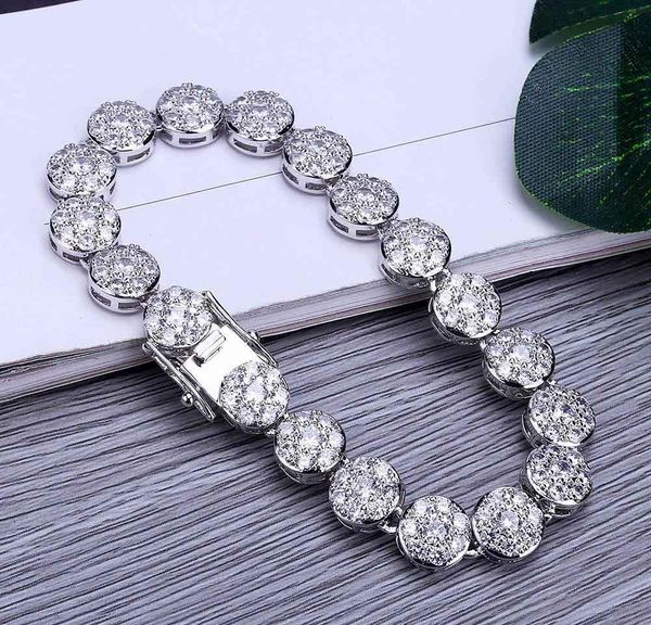 new fashion gold and white gold hip hop full diamond tennis bracelet iced out cz cubic zircon wrist chains jewelry wmtyda bdedome, Golden;silver 
new fashion gold and white gold hip hop full diamond tennis bracelet iced out cz cubic zircon wrist chains jewelry wmtyda bdedome, Golden;silver