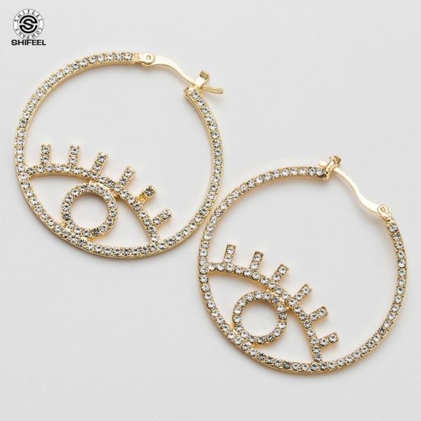 charm shifeel 2021 arrival occident fashion geometric acrylic eye hollow round big hoop earrings hyperbole women jewelry pendients, Golden
charm shifeel 2021 arrival occident fashion geometric acrylic eye hollow round big hoop earrings hyperbole women jewelry pendients, Golden