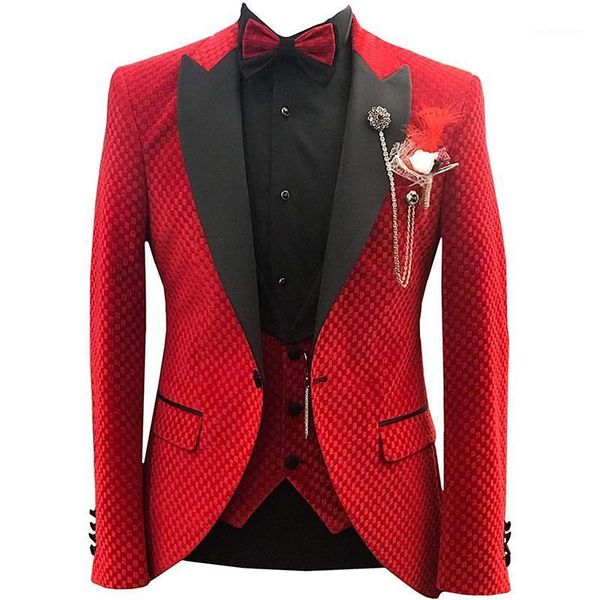 men's suits slim fit 3 piece peaked lapel blazer tuxedo groom wedding jacket vest snd pants sets habit de mariage pour homme1, White;black
men's suits slim fit 3 piece peaked lapel blazer tuxedo groom wedding jacket vest snd pants sets habit de mariage pour homme1, White;black