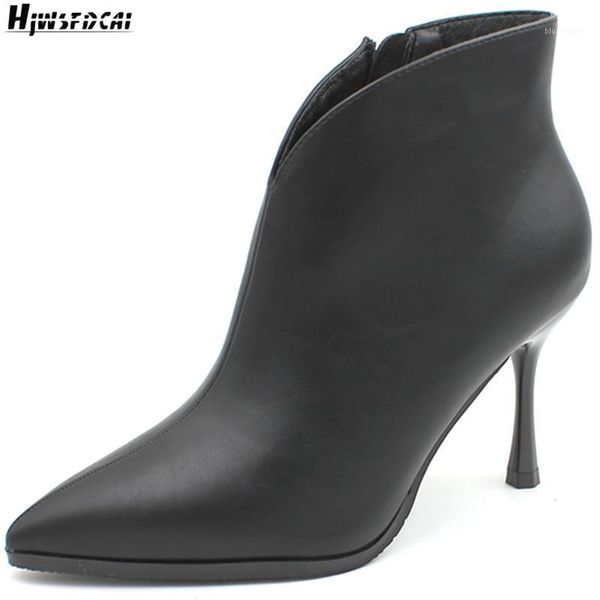hjwsfdcai stilettos high heels women short boots pointed toe side zipper leather women ankle boots fashion casual female shoes1, Black
hjwsfdcai stilettos high heels women short boots pointed toe side zipper leather women ankle boots fashion casual female shoes1, Black