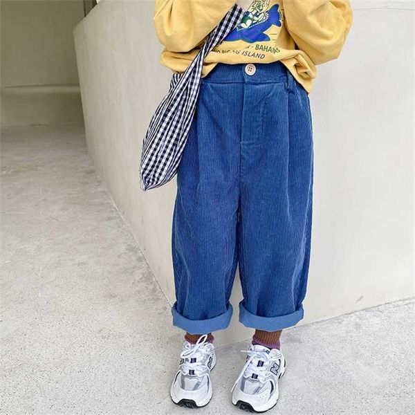spring autumn 4 colors corduroy trousers children loose all-match pants 220105, Blue
spring autumn 4 colors corduroy trousers children loose all-match pants 220105, Blue