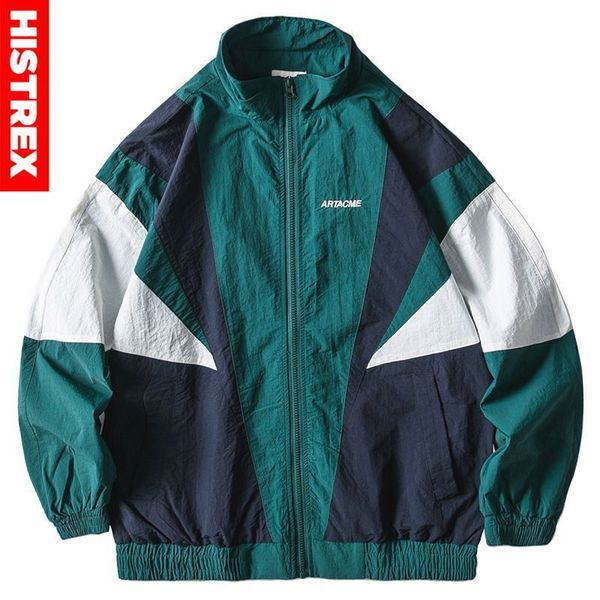 men hip hop jacket windbreaker retro streetwear color block patchwork jackets coat autumn harajuku zip track jacket casual 201104, Black;brown
men hip hop jacket windbreaker retro streetwear color block patchwork jackets coat autumn harajuku zip track jacket casual 201104, Black;brown