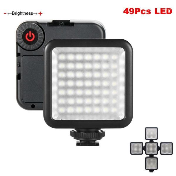 49pcs led phone video light p lighting on camera shoe led lamp for iphonex 8 camcorder / dslr live stream1
49pcs led phone video light p lighting on camera shoe led lamp for iphonex 8 camcorder / dslr live stream1