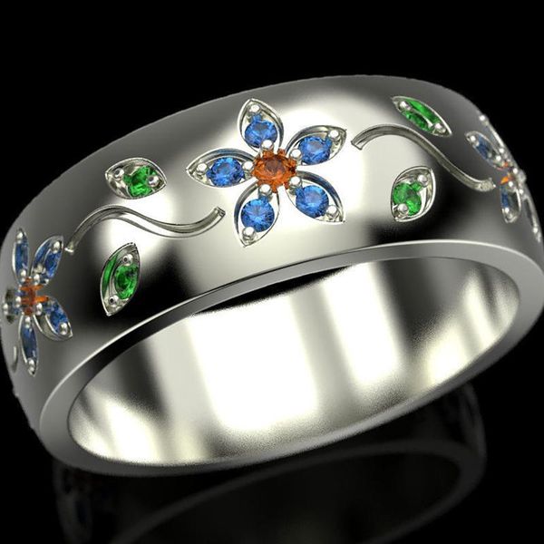 bohemia silver color zircon flower ring elegant colorful crystal wedding band jewelry engagement rings for women anillos d5m537, Golden;silver
bohemia silver color zircon flower ring elegant colorful crystal wedding band jewelry engagement rings for women anillos d5m537, Golden;silver