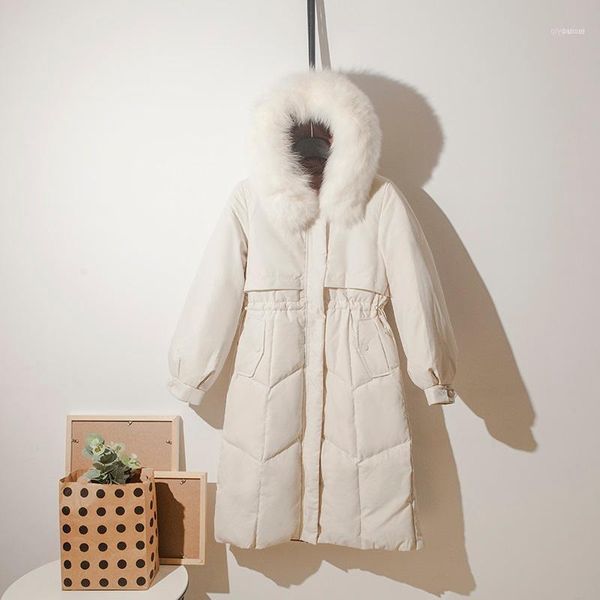 90% white duck down coat 2019 women winter jacket long thick coat for women big fur collar hooded down parka warm female clothes11, Black
90% white duck down coat 2019 women winter jacket long thick coat for women big fur collar hooded down parka warm female clothes11, Black