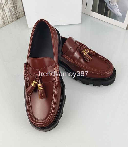 dress shoes lefu shoes small leather women's autumn and winter style college single tassel hardware buckle thick bottom, Black
dress shoes lefu shoes small leather women's autumn and winter style college single tassel hardware buckle thick bottom, Black