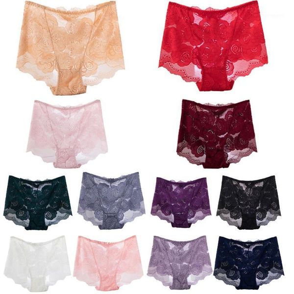 women's panties 12 pcs fashion large size high-rise lace transparent women underwear cotton crotch briefs lingerie1, Black;pink
women's panties 12 pcs fashion large size high-rise lace transparent women underwear cotton crotch briefs lingerie1, Black;pink
