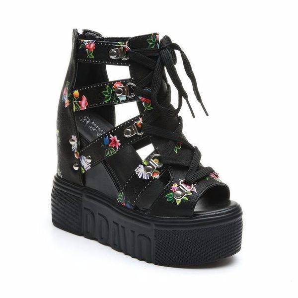 summer new rome sandals high-heeled color cross cross strap women's shoes 12cm high-heeled slope with fish mouth ms. sandals, Black
summer new rome sandals high-heeled color cross cross strap women's shoes 12cm high-heeled slope with fish mouth ms. sandals, Black