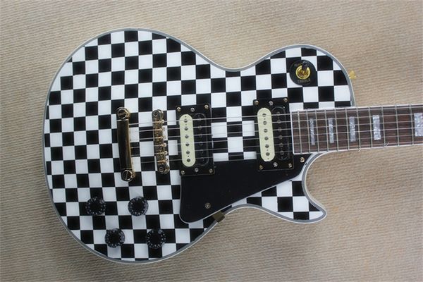 flyoung custom lp custom electric guitar body black and white checkered rosewood fingerboard
flyoung custom lp custom electric guitar body black and white checkered rosewood fingerboard