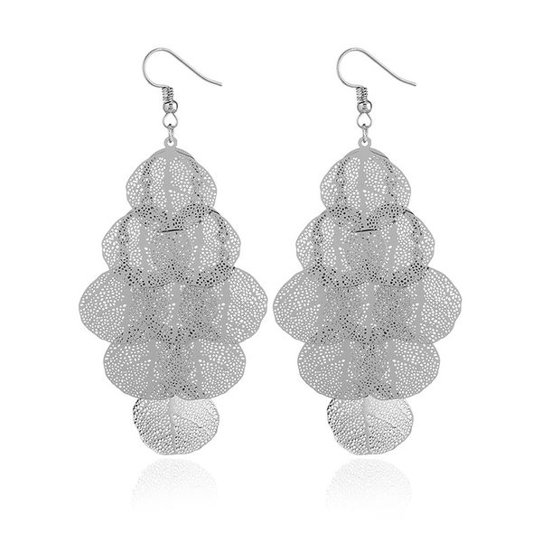 new european and american fashion jewelry personality multi-layer leaf earrings creative metal earrings, Golden
new european and american fashion jewelry personality multi-layer leaf earrings creative metal earrings, Golden