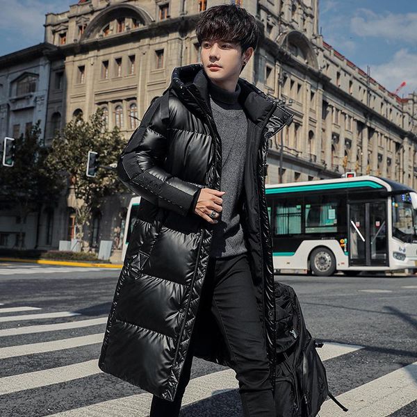 a undertakes the new 2020 men down jacket in long thickening hooded casual winter warm coat, Black
a undertakes the new 2020 men down jacket in long thickening hooded casual winter warm coat, Black