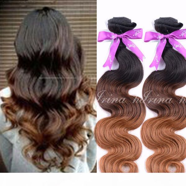 three tone t1b 4 30 ombre hair extensions body wave colored by 7a grade brazilian virgin hair weave 4pcs lot 100% unprocessed raw human hair, Black
three tone t1b 4 30 ombre hair extensions body wave colored by 7a grade brazilian virgin hair weave 4pcs lot 100% unprocessed raw human hair, Black