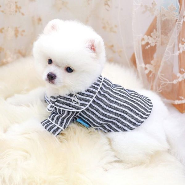 dog striped cotton and linen pajamas simple fashionable durable soft comfortable casual style dog clothes
dog striped cotton and linen pajamas simple fashionable durable soft comfortable casual style dog clothes