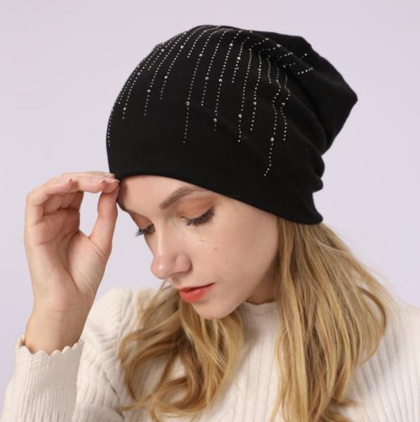 women's fashion double layer cotton diamond set bead cap versatile warm maternity hat, Blue;gray
women's fashion double layer cotton diamond set bead cap versatile warm maternity hat, Blue;gray