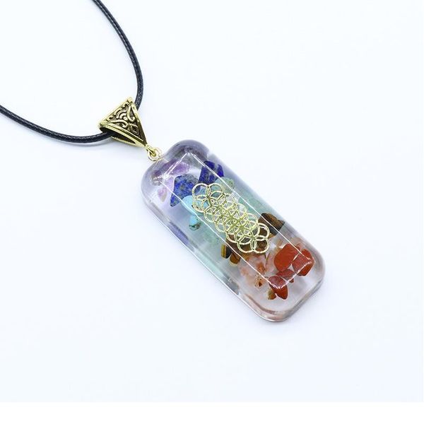 reiki healing colorful chips stone natural 7 chakra orgone energy pendant necklace pendulum amulet orgonite crystal n qyldgy, Black
reiki healing colorful chips stone natural 7 chakra orgone energy pendant necklace pendulum amulet orgonite crystal n qyldgy, Black