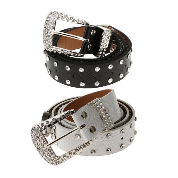 men women leather belt shiny rhinestone crystal waist strap band waistbands, Black;brown
men women leather belt shiny rhinestone crystal waist strap band waistbands, Black;brown
