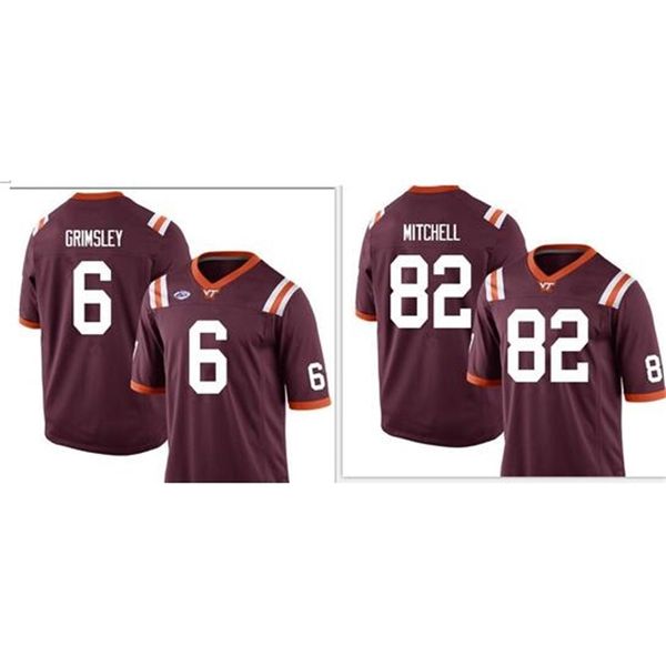 custom va tech hokies j.mitchell #82 hezekiah grimsley #6 real full embroidery college jersey size s-4xl or custom any name or number jersey, Black
custom va tech hokies j.mitchell #82 hezekiah grimsley #6 real full embroidery college jersey size s-4xl or custom any name or number jersey, Black