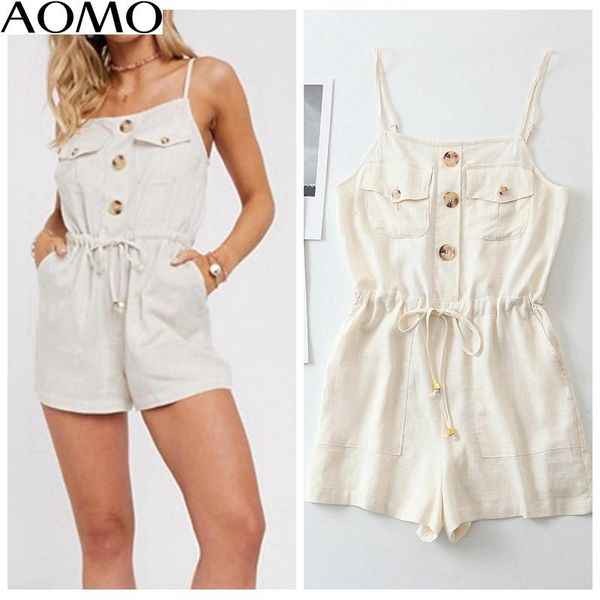 aomo 2020 fashion women cotton linen beige playsuit for summer 2020 vintage female beach playsuit qb140a, Black;white
aomo 2020 fashion women cotton linen beige playsuit for summer 2020 vintage female beach playsuit qb140a, Black;white