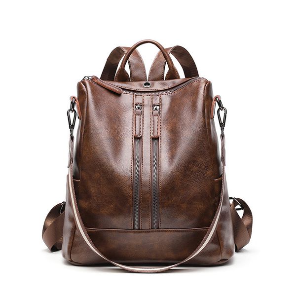 dwomen proof water of genuine leather women's fashionable preppy backpack school bag book bags package travel for the female new c1324
dwomen proof water of genuine leather women's fashionable preppy backpack school bag book bags package travel for the female new c1324