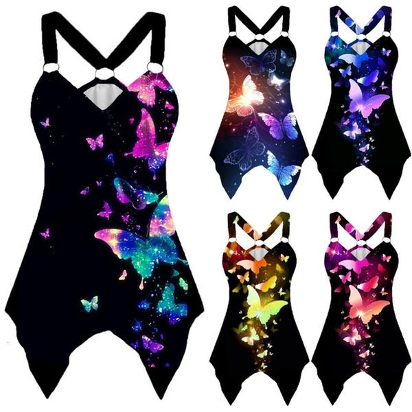 2021 new tie dye vest butterfly print summer without sleeves v-collar multi-colorful plus size female tank blouse osvb, White
2021 new tie dye vest butterfly print summer without sleeves v-collar multi-colorful plus size female tank blouse osvb, White