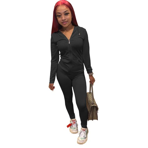 autumn two piece set women long sleeve hooded zipper pockets workout jacket and fitness legging active wear stretchy slim outfit c0122, Gray
autumn two piece set women long sleeve hooded zipper pockets workout jacket and fitness legging active wear stretchy slim outfit c0122, Gray