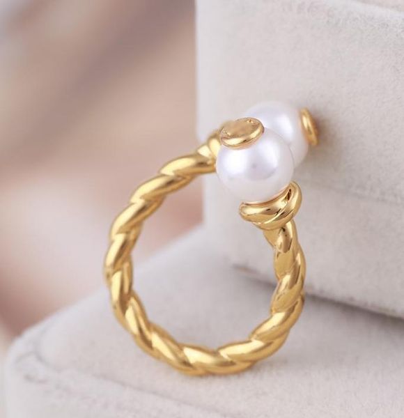 for women for girl brand double pearl real gold plated brand cluster cocktail rings ring letter fashion, Golden;silver
for women for girl brand double pearl real gold plated brand cluster cocktail rings ring letter fashion, Golden;silver