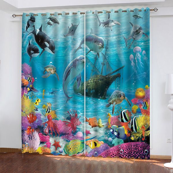 beautiful hd underwater world 3d curtains for living room bedroom children room custom size decorative curtain
beautiful hd underwater world 3d curtains for living room bedroom children room custom size decorative curtain