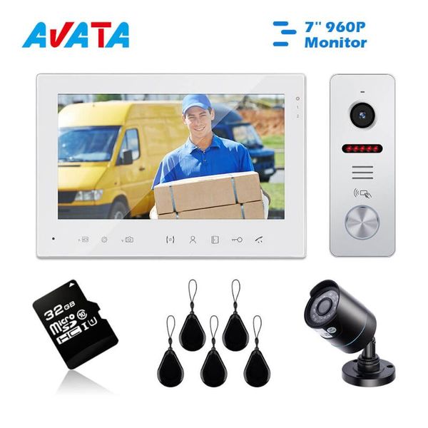 video doorbell with camera intercoms for the apartment 960p night vision system 7 inch 32gb sd card white monitor and doorphone
video doorbell with camera intercoms for the apartment 960p night vision system 7 inch 32gb sd card white monitor and doorphone