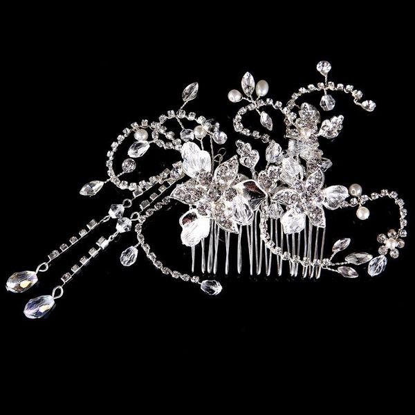 women headwear bridal hair accessories crystal glass diamante wedding hair jewelry rhinestone combs for brides headband, Golden;silver
women headwear bridal hair accessories crystal glass diamante wedding hair jewelry rhinestone combs for brides headband, Golden;silver