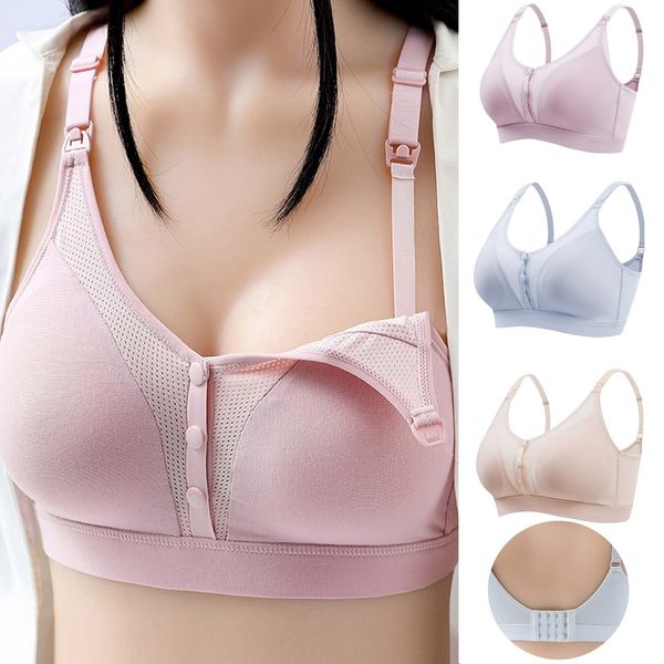 pregnant women's plain color bra maternity nursing bras wire adjustable breathable 2021 new lingerie brassiere everyday, Red;black
pregnant women's plain color bra maternity nursing bras wire adjustable breathable 2021 new lingerie brassiere everyday, Red;black