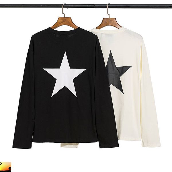 essentials long sleeve t shirt star cotton simple men and women oversized t-shirt original tag, White;black
essentials long sleeve t shirt star cotton simple men and women oversized t-shirt original tag, White;black